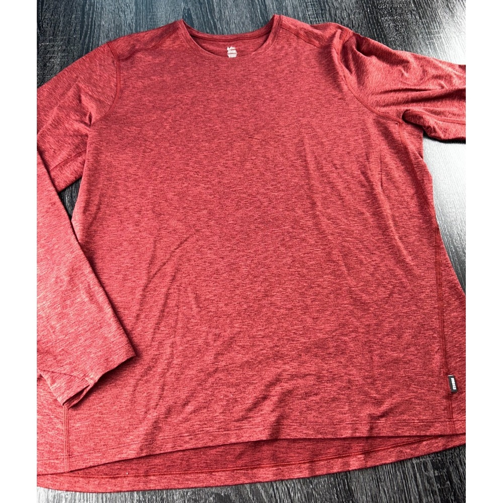 REI Co-op Red Heather Performance Base Tee Moisture Wicking Gorpcore Men's XL